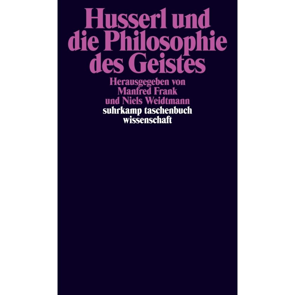 Husserl und die Philosophie des Geistes, Fachbücher von Niels Weidtmann, Manfred Frank