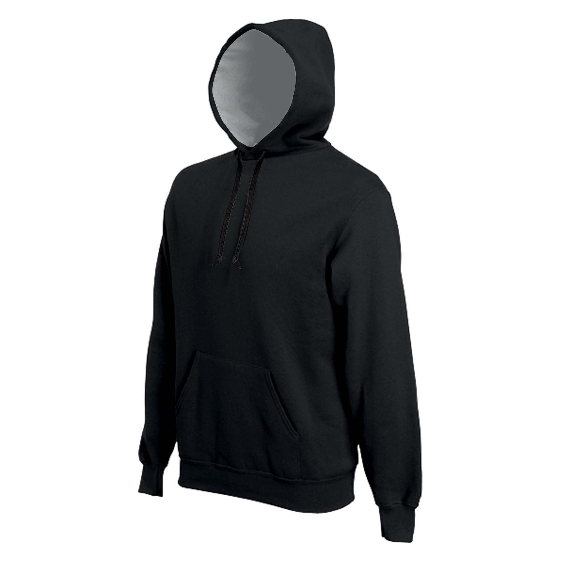 Kariban, Damen, Pullover, Bande Contrasté, Schwarz, (Xl)
