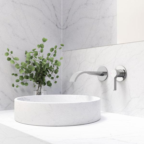 Actual product image Steinberg series 280 basin mixer, finish-mounting set, concealed, 215 mm projection, 28018143