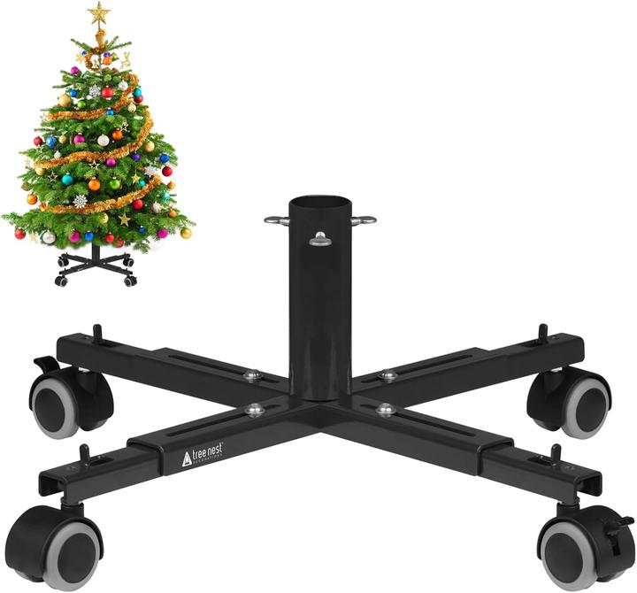 Tree Nest Support pour sapin de Noël avec roues
