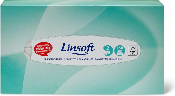 Actual product image Linsoft Cosmetic Tissues Box FSC