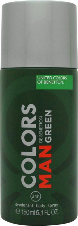 Benetton Colors Man Green Deodorant Spray 150ml (Spray, 150 ml)