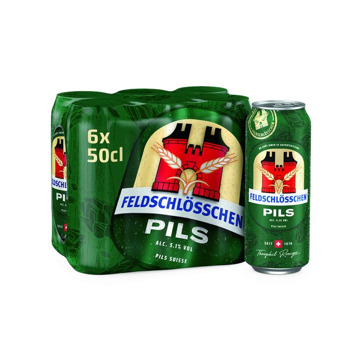 Actual product image Feldschlösschen Pilsner (6 x 50 cl)