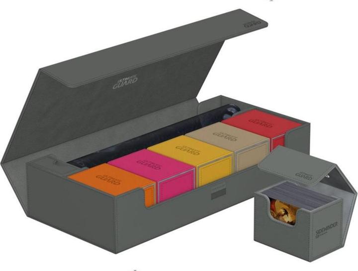 Actual product image Ultimate Guard Card Box XenoSkin Superhive 550+ Grey