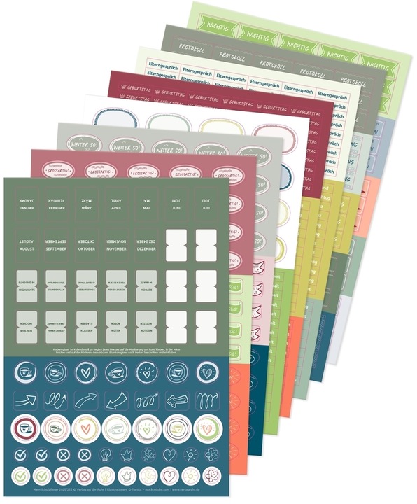 Actual product image My teacher planner A4+ - Teacher calendar for the school year 2025/2026 (A4, German)