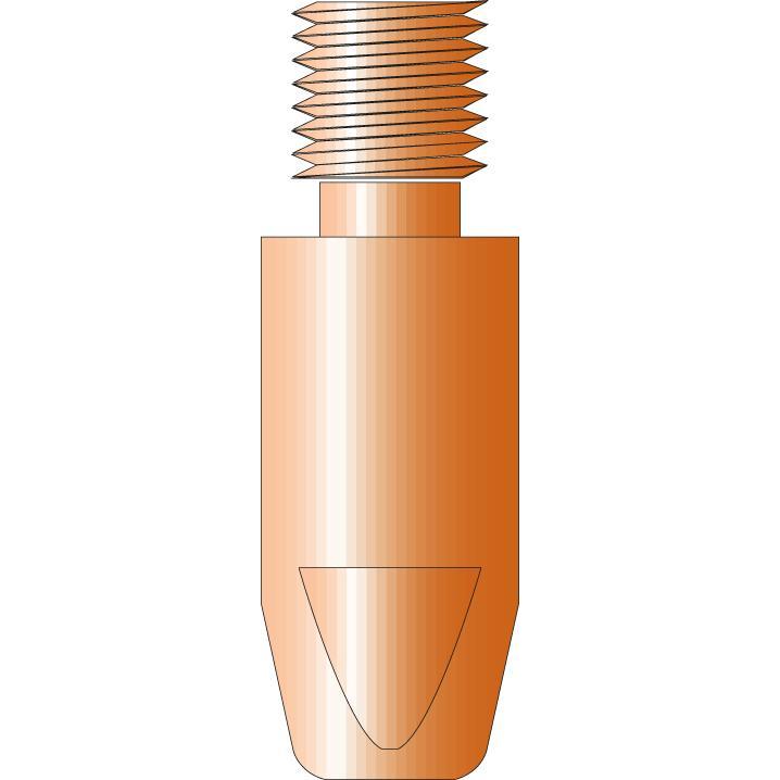 Transpak, Schweissgerät Zubehör, Stromdüse M8 1,6mm E-Cu MB400/500