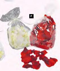 Image du produit Dekomat Kunstblume Rosenblütenblätter 60 Stück, Rot (5 cm)