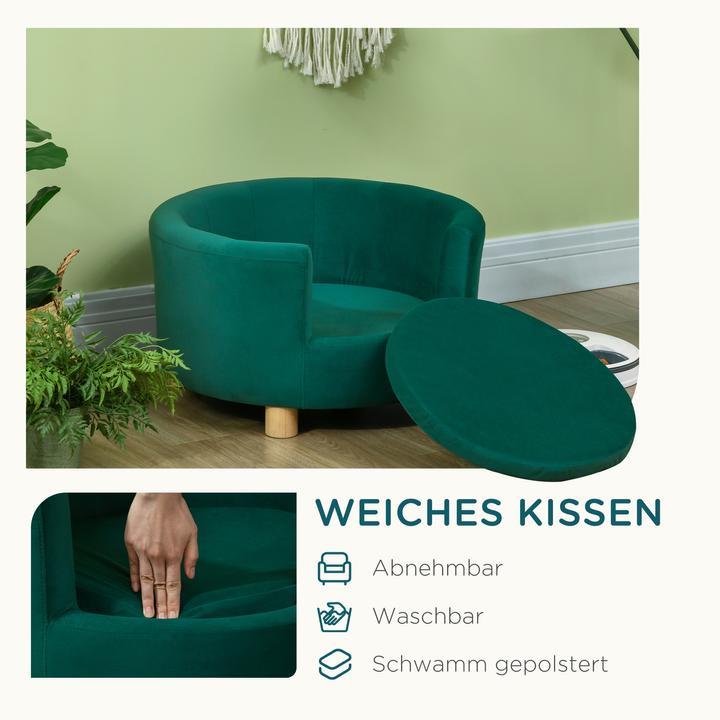 Image du produit PawHut Canapé pour chien recouvert d'un tissu moelleux (Chien)