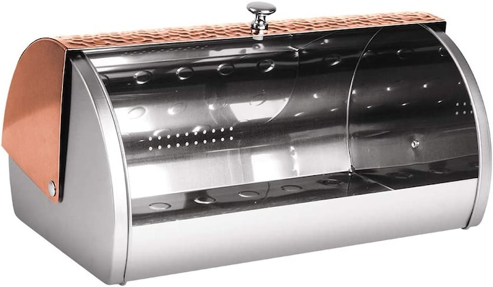 Productafbeelding BerlingerHaus Metallic Line Rose Gold Colours Roestvrijstalen Editie Broodtrommel