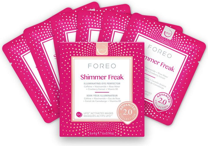 Image du produit Foreo Masque éclaircissant pour le contour des yeux Shimmer Freak UFO (Masque éclaircissant) 6 x 6 g (Stick soin des yeux)