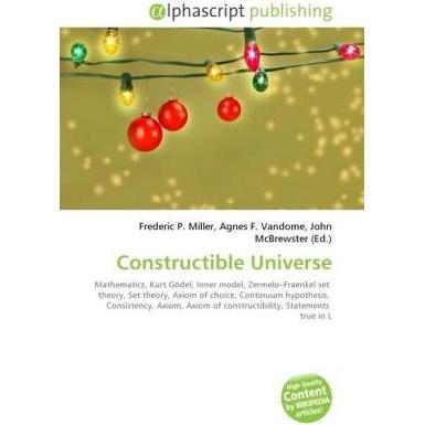 Constructible Universe, Fachbücher von Agnes F. Vandome, Frederic P. Miller, John McBrewster
