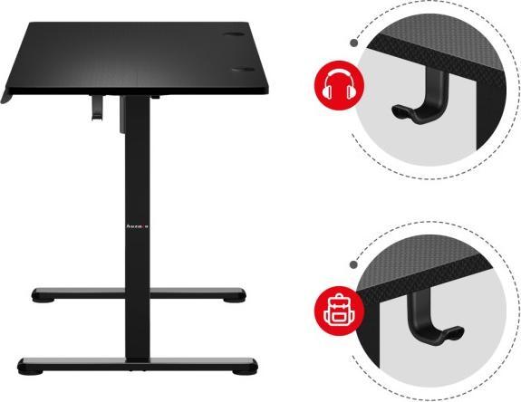 Image du produit Huzaro Biurko gamingowe Hero 8.2 Balck