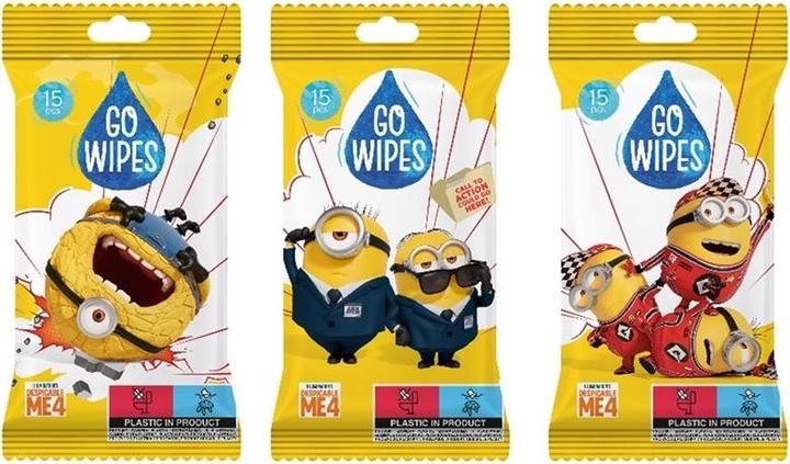 Actual product image Gowipes Wet Wipes Antibact Minions 15pcs (15 pcs.)