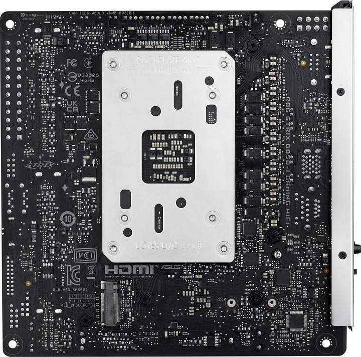 Actual product image ASUS ROG STRIX B850-I GAMING WIFI (AM5, AMD B850, Mini-ITX)