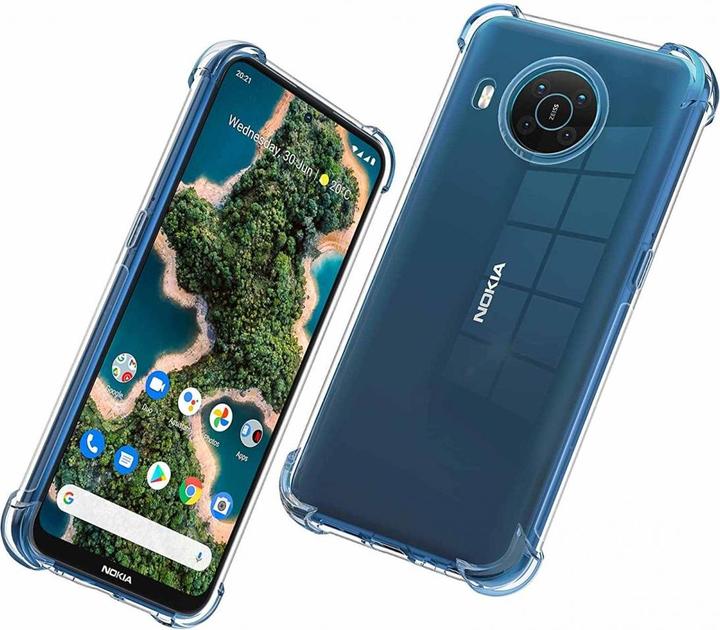 Produktbild Screenguard Nokia X20 Hülle Crystal Soft Airbag Bumper (Nokia X20)