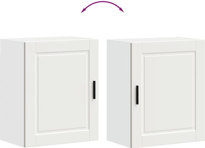 Immagine prodotto VidaXL Pensili da cucina 2 pezzi. Parete attrezzata in legno bianco Porto Cucina (50 x 31 x 60 cm)