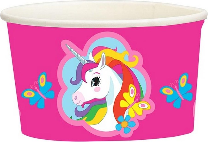 Produktbild Amscan Einhorn Einweg Eisbecher (8er Pack)