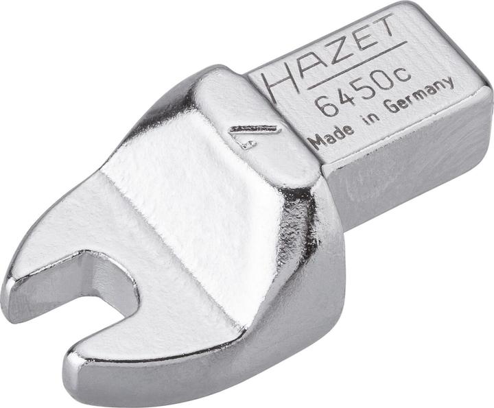 Actual product image HAZET Insert open-end wrench 6450C-7 ∙ Insert square 9 x 12 mm ∙ Outside hexagon profile ∙ 7 mm (7 mm)