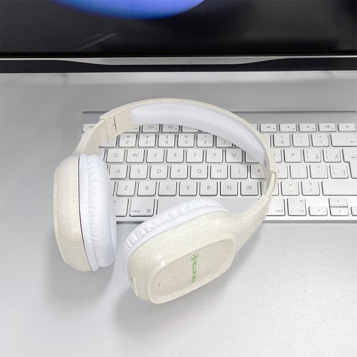 Actual product image Tellur Green Bluetooth Over-Ear Headphones Pulse Foldable cream (No noise cancellation, 8 h, Wireless)