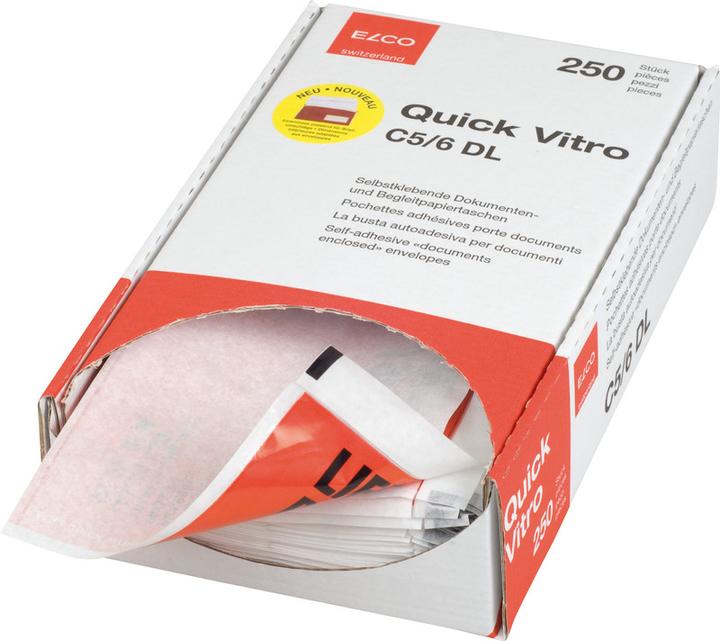 Immagine prodotto Elco Borsa portadocumenti Quick Vitro (C5, C6, 250 Pezzo/i)