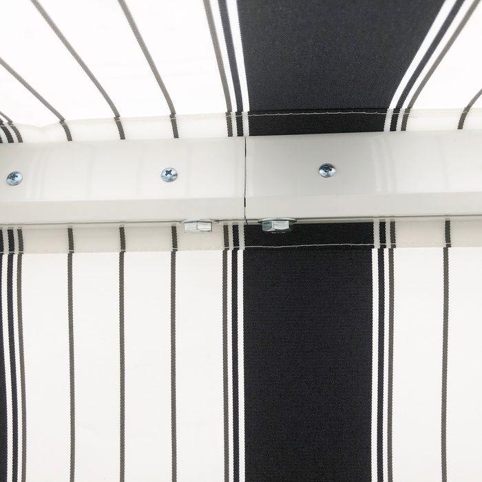 Immagine prodotto Swisshandel24 Tenda da sole per balcone, 3,95x2,45x3,50 m, resistente ai raggi UV, per tutte le superfici, con (2.45 m)