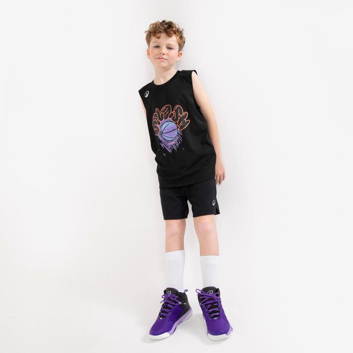 Produktbild Kipsta Kids' Sleeveless Basketball Jersey TS500 Fast - Black