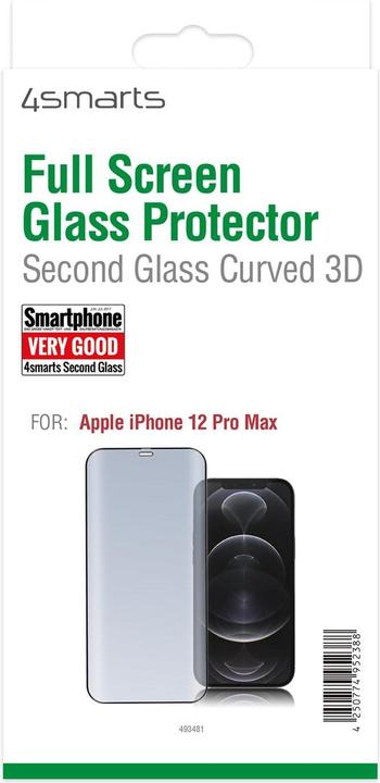 Produktbild 4smarts Second Glass Curved 3D (1 Stück)