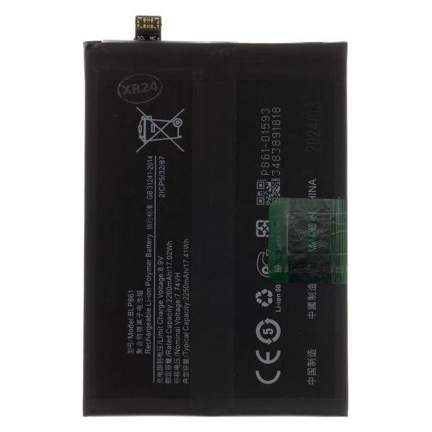 MOBILEX® Batterie BLP861 Compatible avec OnePlus Nord 2 5G