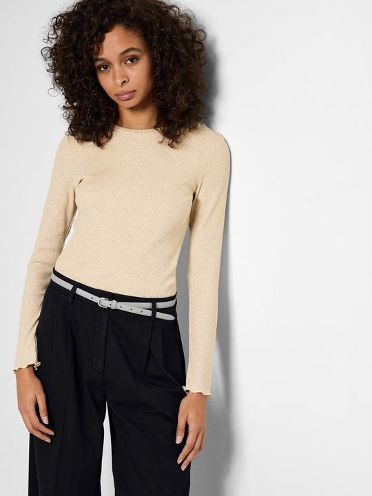 Immagine prodotto Selected Femme Top a coste con maniche lunghe (XL)