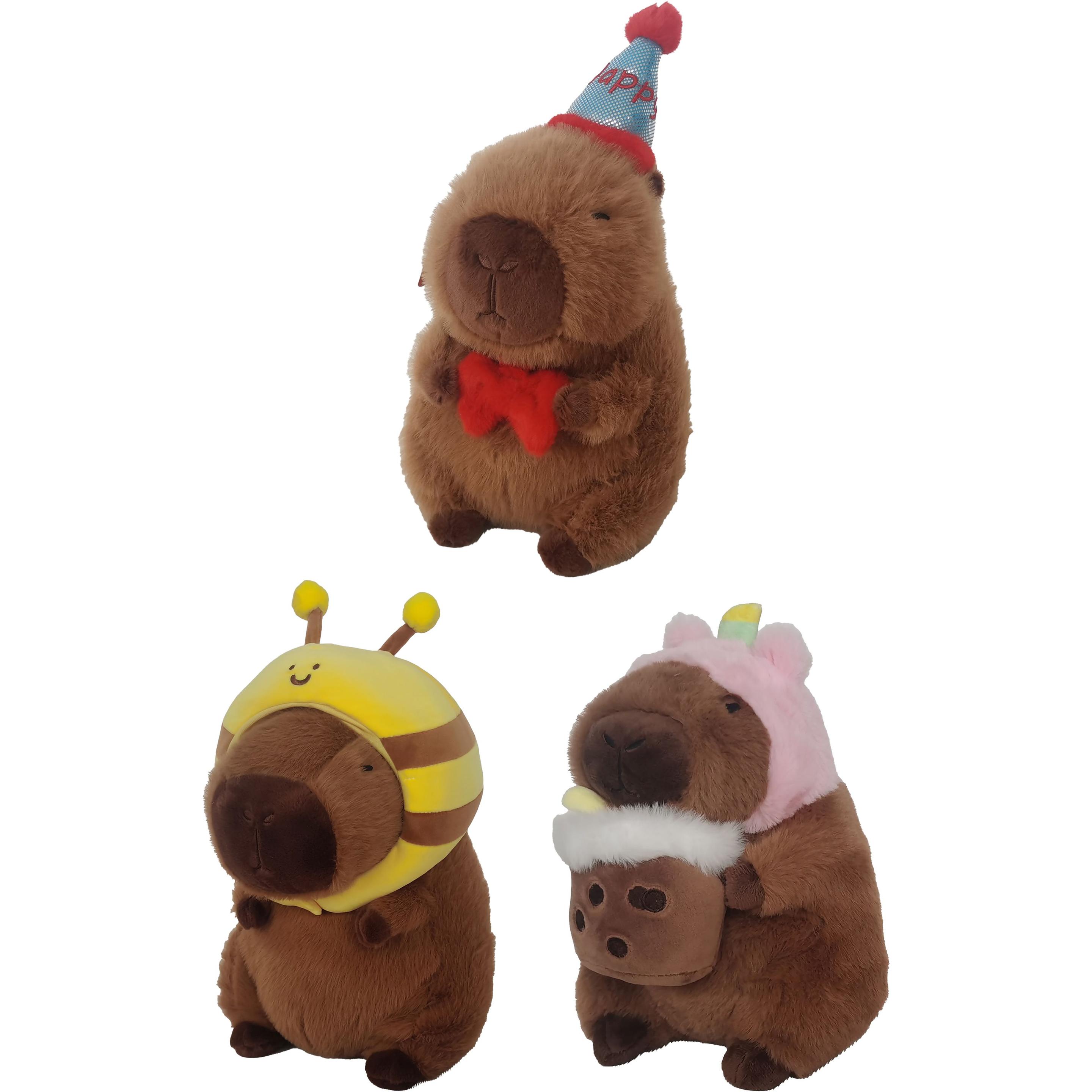 Vedes AM Plüsch Capybara 20cm, 3-fach sortiert