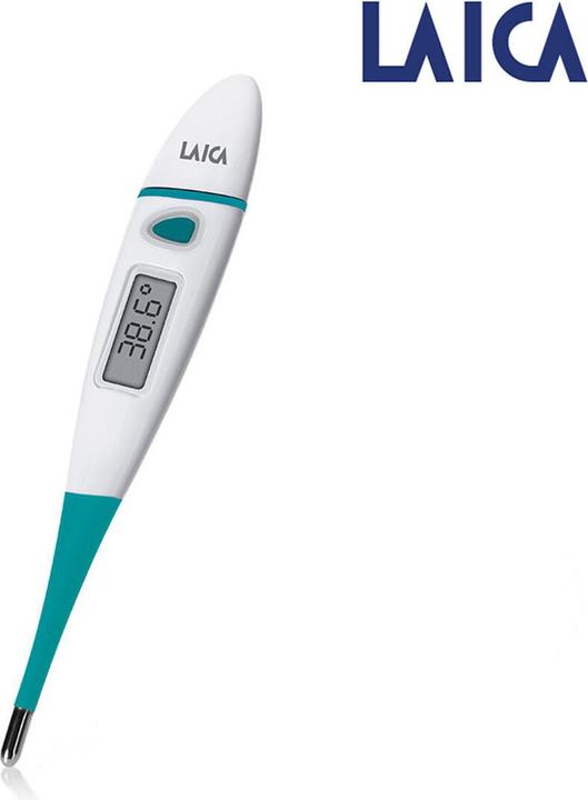 Actual product image Laica TH3601 Digital Thermometer with Flexible Probe and Easy-to-Read LCD Display (Non-contact)