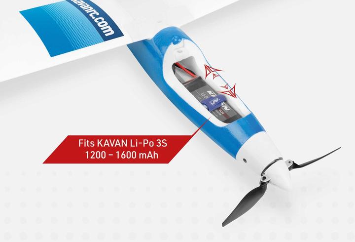Produktbild Kavan Falke 1800mm ARF blau (Motorsegler)