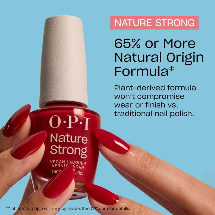 Produktbild OPI Nature Strong Nail Polish Natural Origin Long Lasting Cauliflower Power 15ml (Cauliflower Power, Farblack)