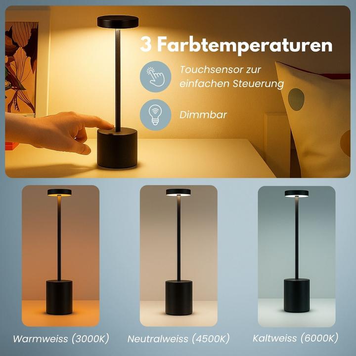 Produktbild Hermex LED-Tischlampe Nachttischlampe