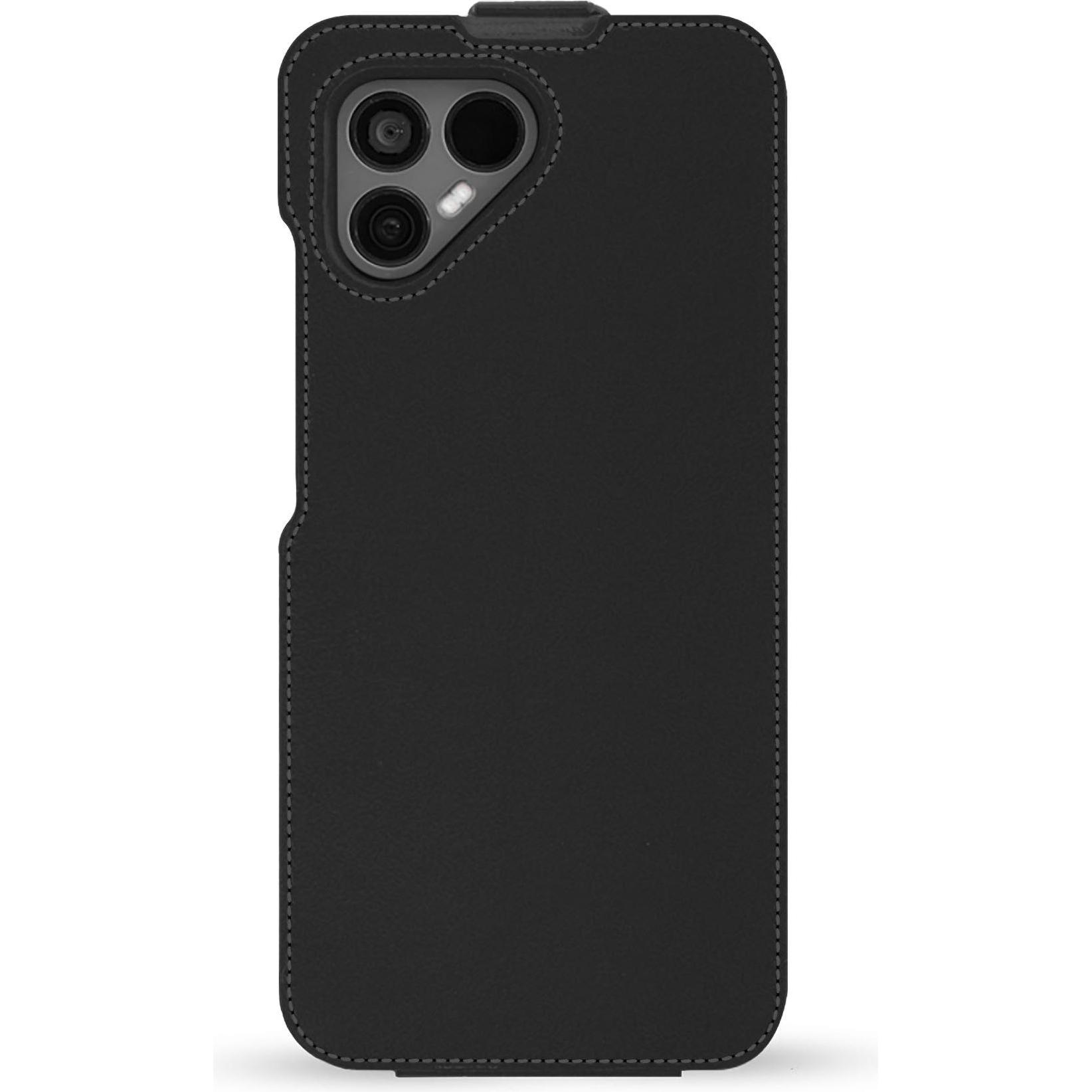 Noreve Lederschutzhülle vertikal (OnePlus 5), Smartphone Hülle, Braun