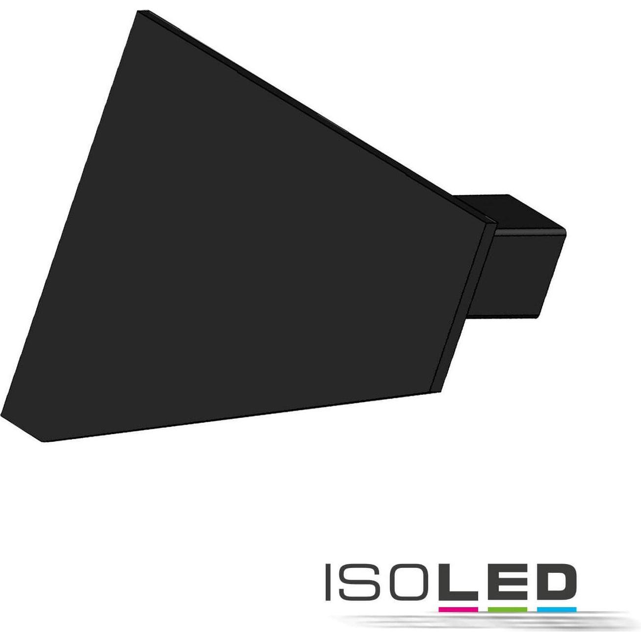 Isoled, Zubehör Beleuchtung, Endkappe EC110L schwarz für Profil CORNER18, links 1 STK