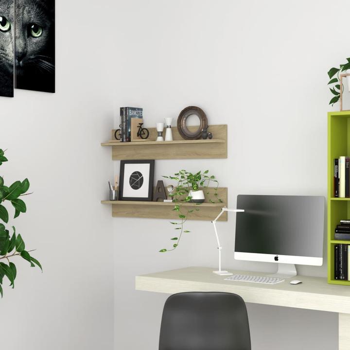 Immagine prodotto vidaXL Scaffale a muro (80 x 11,5 x 18 cm)