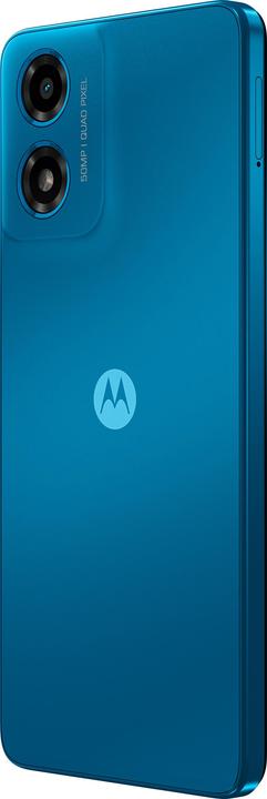 Actual product image Motorola Moto G04s (4/128 GB, display 6.56 inch HD+ 90 Hz, photo compartment with 50 MP, battery 5000 mAh (128 GB, Satin Blue, 6.56", Dual SIM, 4G)