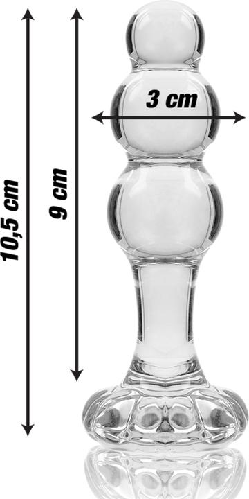 Produktbild Ibiza Nebula Series By ™ - Modell 1 Analplug Borosilikatglas 10,7 X 3 cm Klar