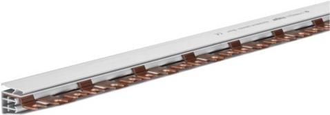 Image du produit Hager Rail de phase 3 pôles KDN380B Raccord à fourche 16qmm 80A 57 modules