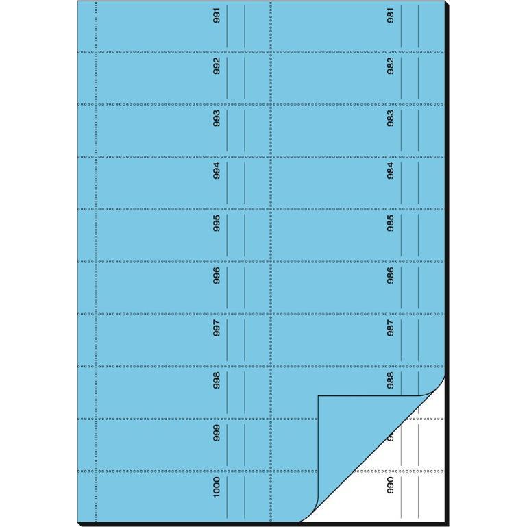 Sigel, Formular, Bonbuch, 1000 Abrisse (50 x)