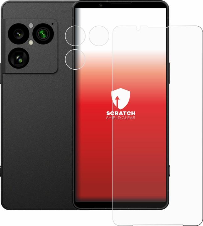Produktbild upscreen Schutzfolie für Sony Xperia 1 VIII (Display+Kamera) Displayschutz Displayschutzfolie Folie Klar (1 Stk., Sony Xperia 1 VII)