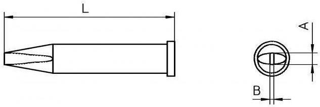Image du produit Weller Erem Pointe à souder XT B (Panne de soudure)