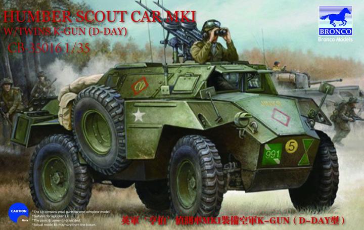 Bronco Humber Scout Car Mk.I w/twin k-gun (D-day version)