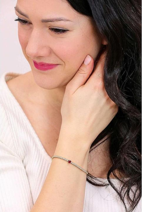 Immagine prodotto Amen Bracciale tennis Ti Amo (19 cm, Argento 925)