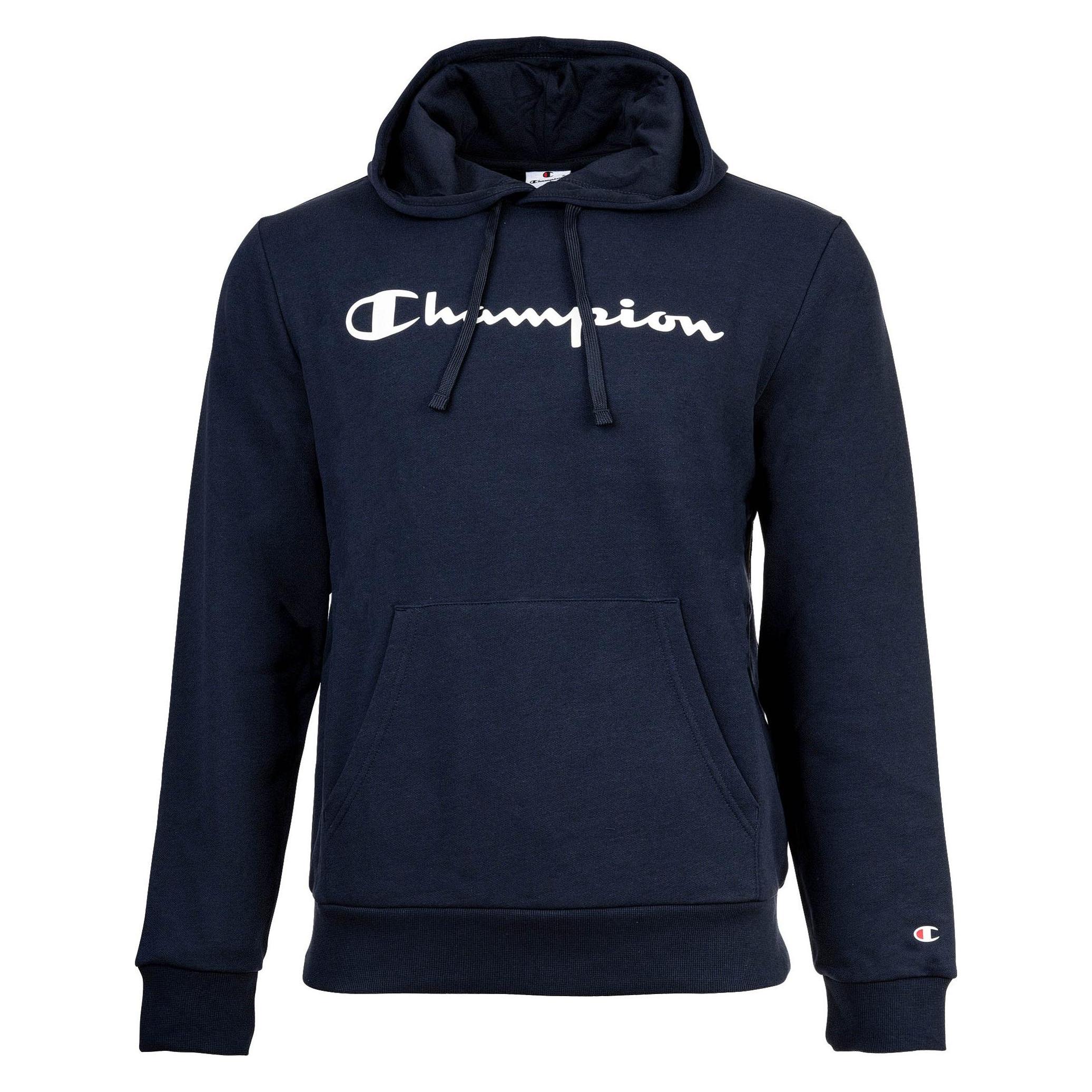 Champion, Mannen, Springer, Hooded Sweatshirt Heavy Soft, Blauw, (Xxl)