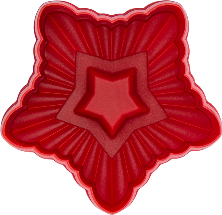 Actual product image Städter Cookie Cutter with Ejector Star Curled