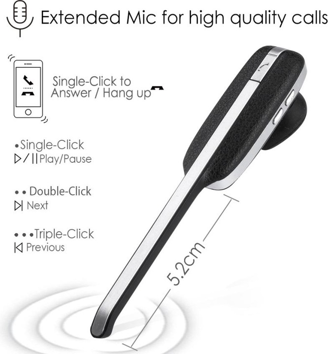 Actual product image Avantree EGO Bluetooth Hands Free Car 2In1