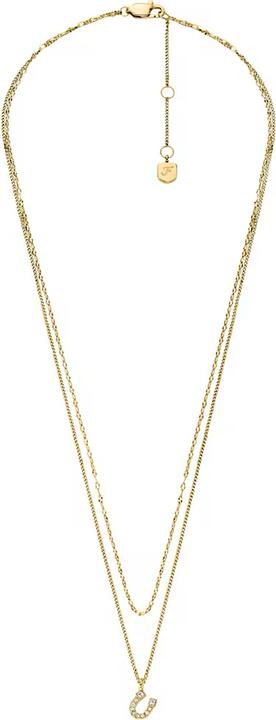 Image du produit Michael Kors Fossil Sutton Halskette Horseshoe Multi Strand (Acier inoxydable, Plaqué or)