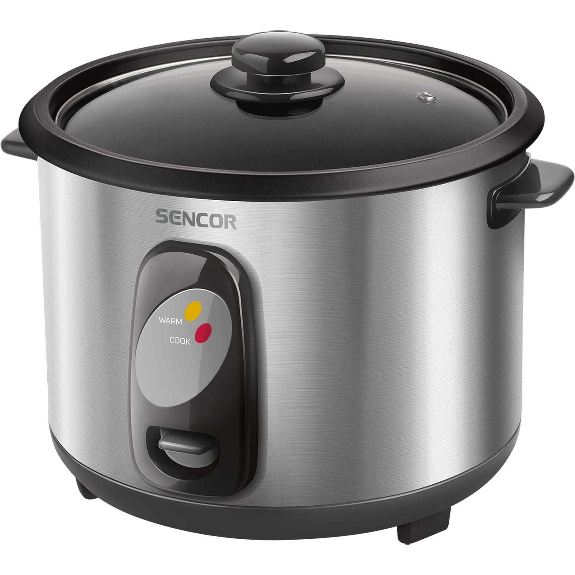 Sencor Rice cooker (SRM 1550SS), Dampfgarer + Reiskocher, Silber
